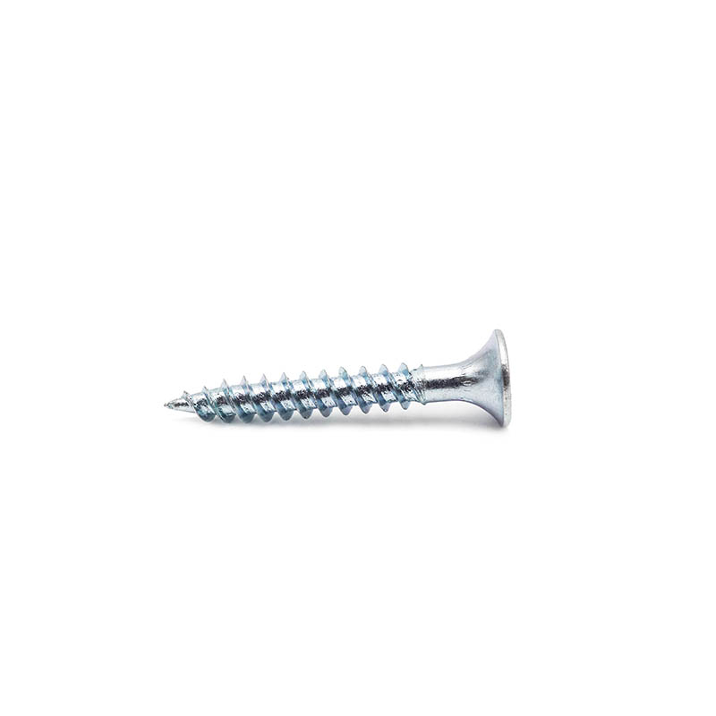Șurub pentru gips-carton Phillips drive cu cap bugle bulu alb placat cu zinc cu filet fin