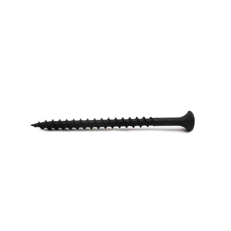 Șurub pentru gips-carton cu cap bombă Phillips, fosfat negru, filet grosier 3