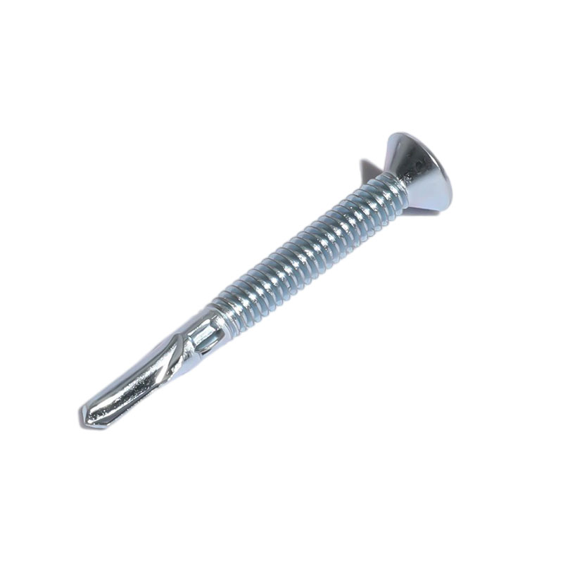 Șurub autoforant Phillips cu cap csk cu aripi #5 placate cu zinc